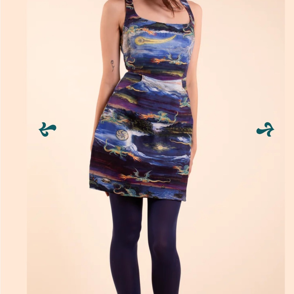 NWT Samantha Pleet Vine Dragon Dress 6 SOLD OUT